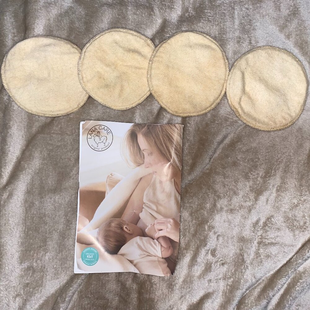 2 sets of LanaCare Ekstra Wool Nursing Pads - Small (B - D cup)